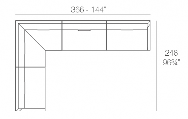 Vondom Frame Gartenlounge Set 1