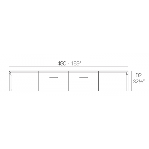 Vondom Frame Gartenlounge Set 3