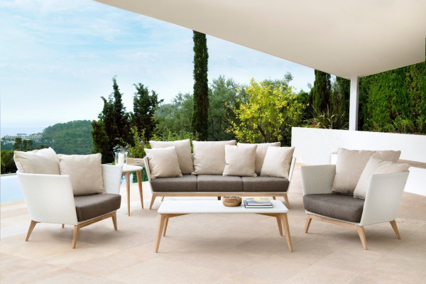 Point Arc 3er Gartensofa