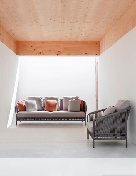 Point Weave 3er Loungesofa