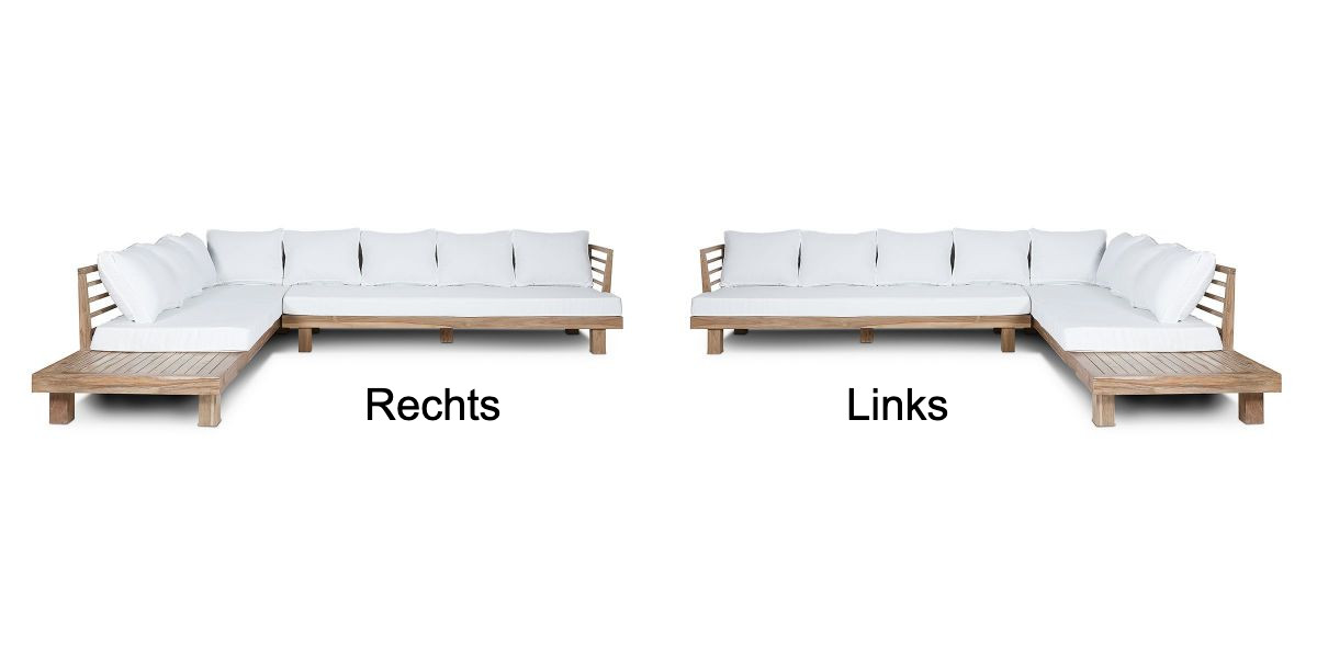 Dareels Strauss Gartenlounge Weiss