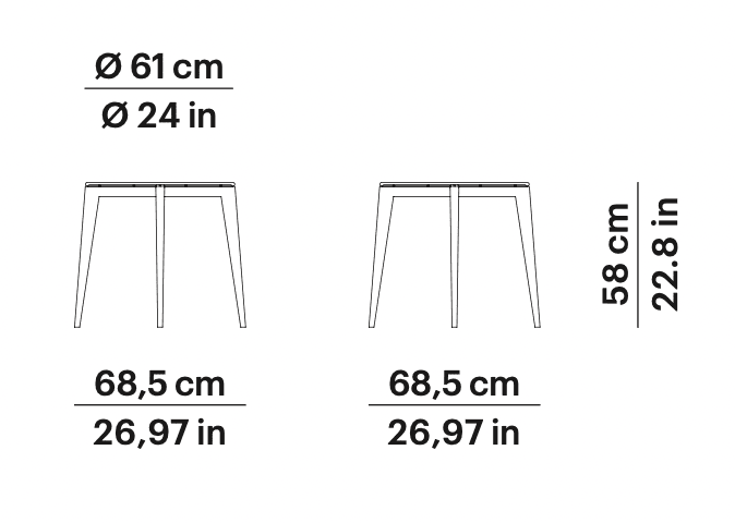 Point Arc Beistelltisch