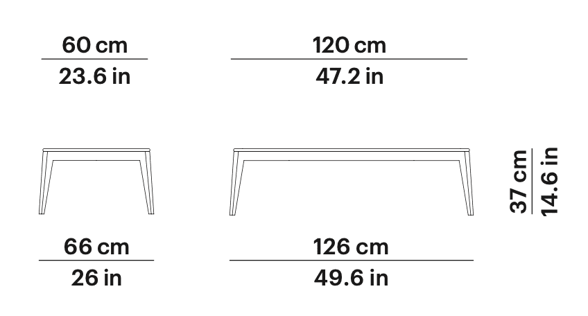 Point Arc Kaffeetisch