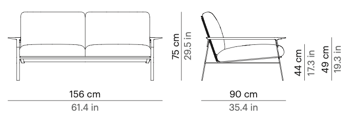 Point City Gartensofa