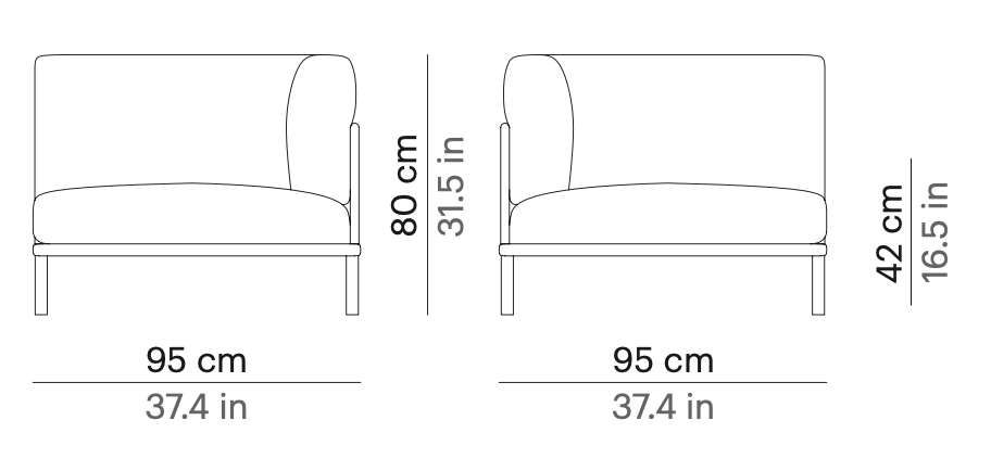 Point Long Island Modular Ecksofa