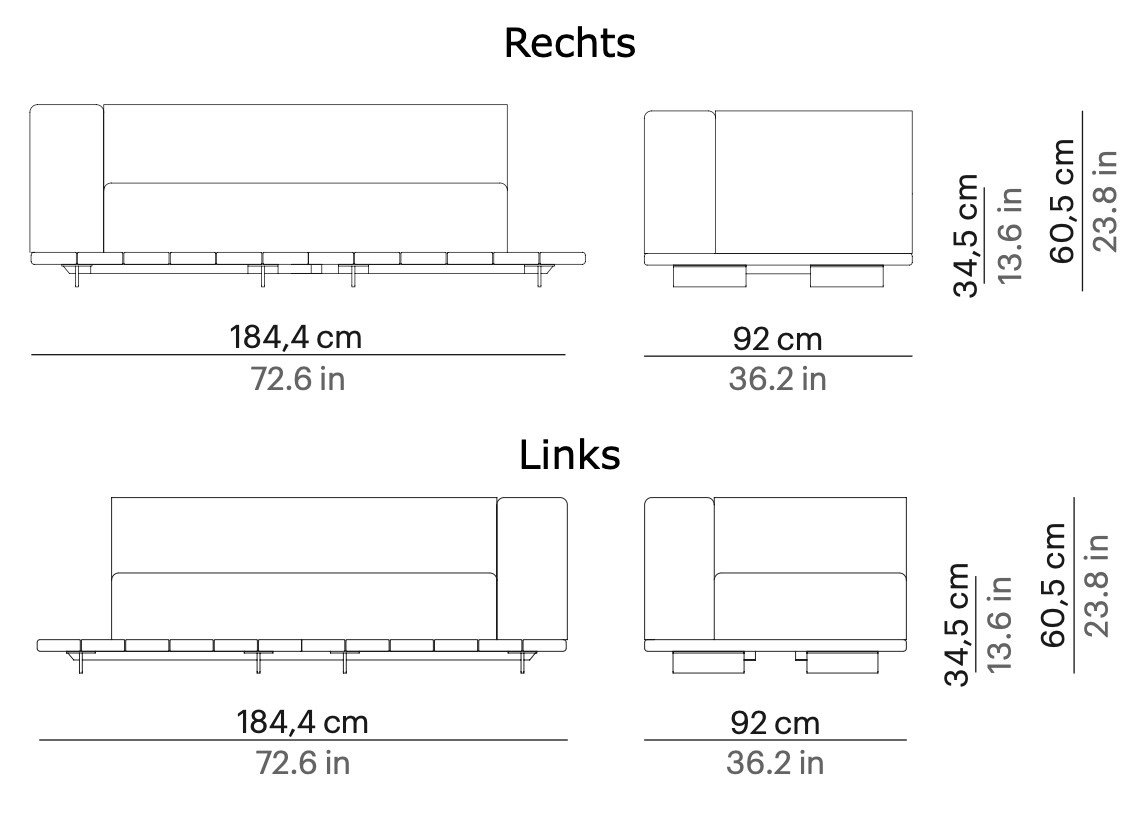 Point Pal Gartensofa Modul 4