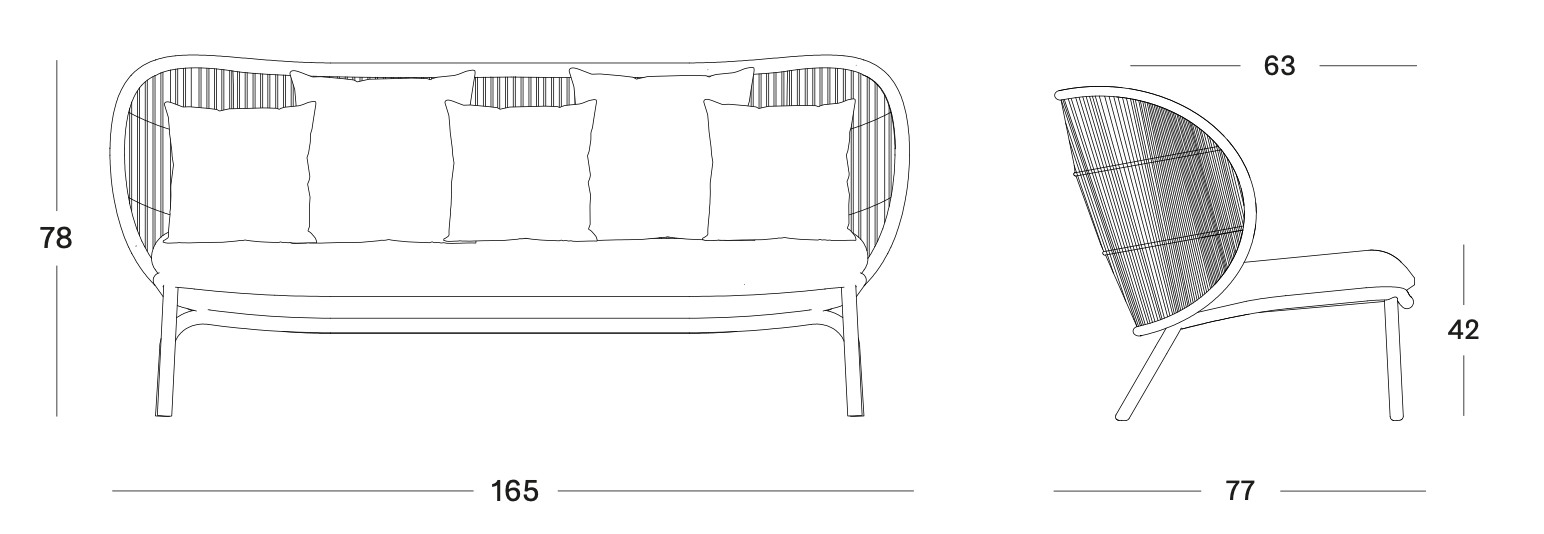 Vincent Sheppard Kodo Gartensofa Masse